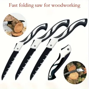 Folding Hand Saw – Outdoor Pruning Saw with Non-Slip Grip | Tree Branch Cutter